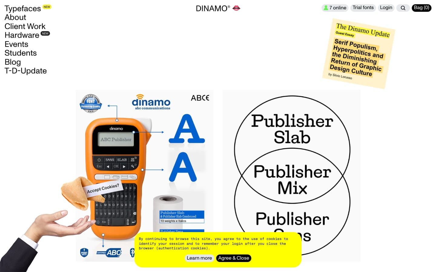 Dinamo website screenshot