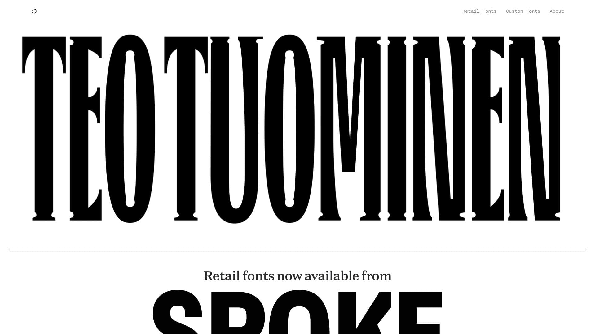 Teo Tuominen website screenshot