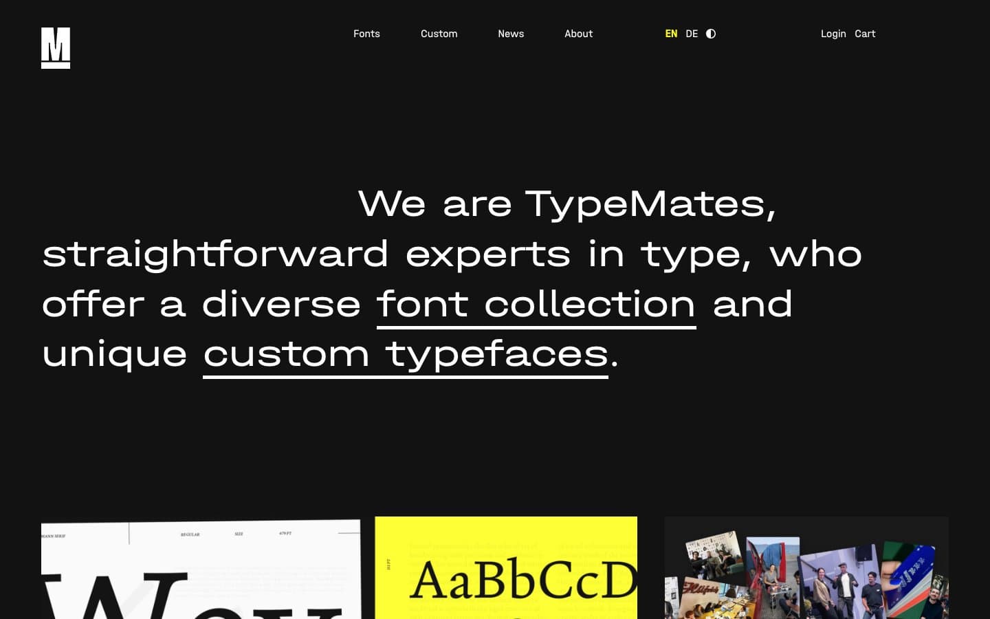 TypeMates website screenshot